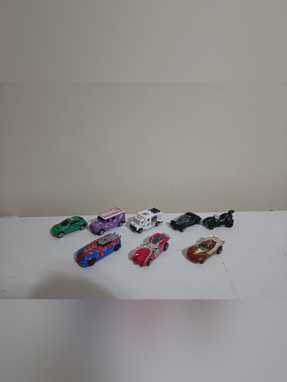 Marvel/DC Diecast Toy Cars Set Of 8